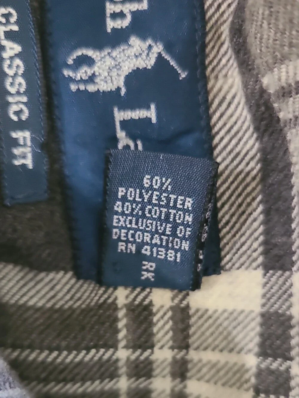Polo by Ralph Lauren Gray Plaid Button-Down Shirt